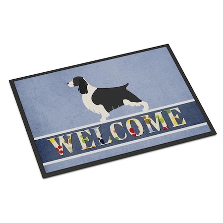 Carolines Treasures Carolines Treasures BB8273MAT English Springer Spaniel Welcome Indoor or Outdoor Mat - 18 x 27 in. BB8273MAT